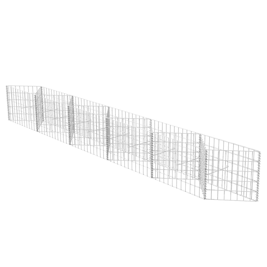 Gabionenkorb Pflanzkasten Gemüse-Hochbeet Stahl 300×30×100 cm