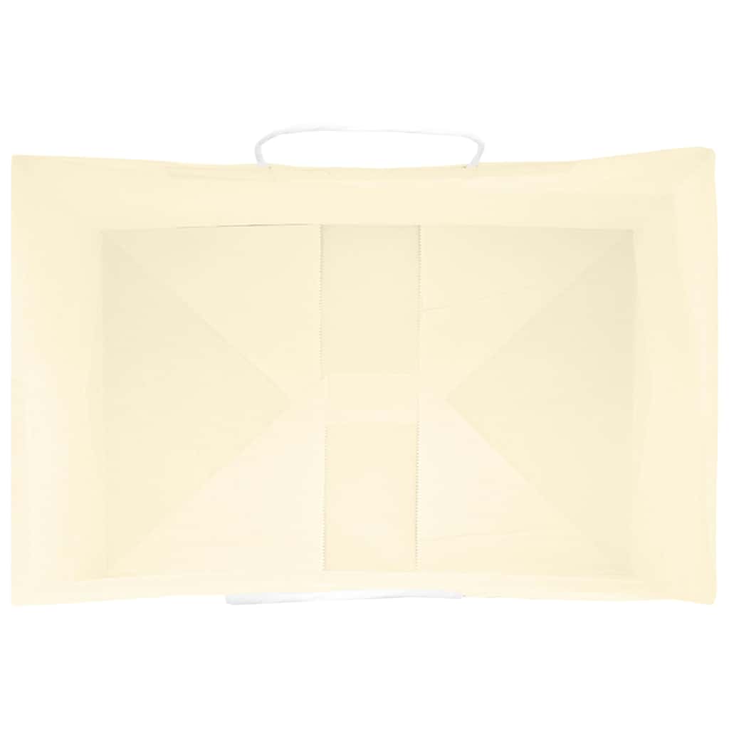 Papiertragetaschen 50 Stk. mit Henkeln Braun 21x11x36 cm