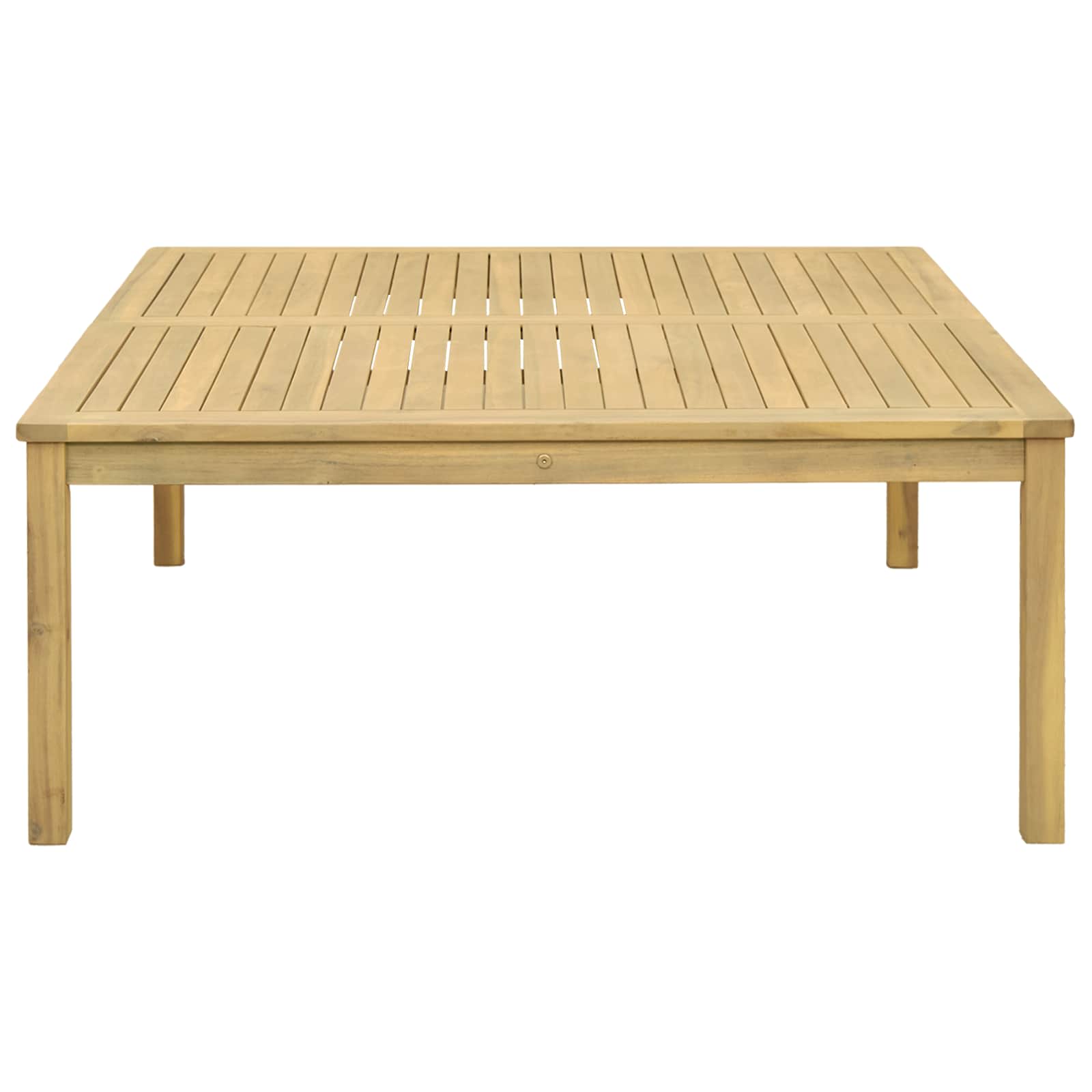 Couchtisch Helles Akazienholz 45 x 45 x 36 cm Massivholz Akazie