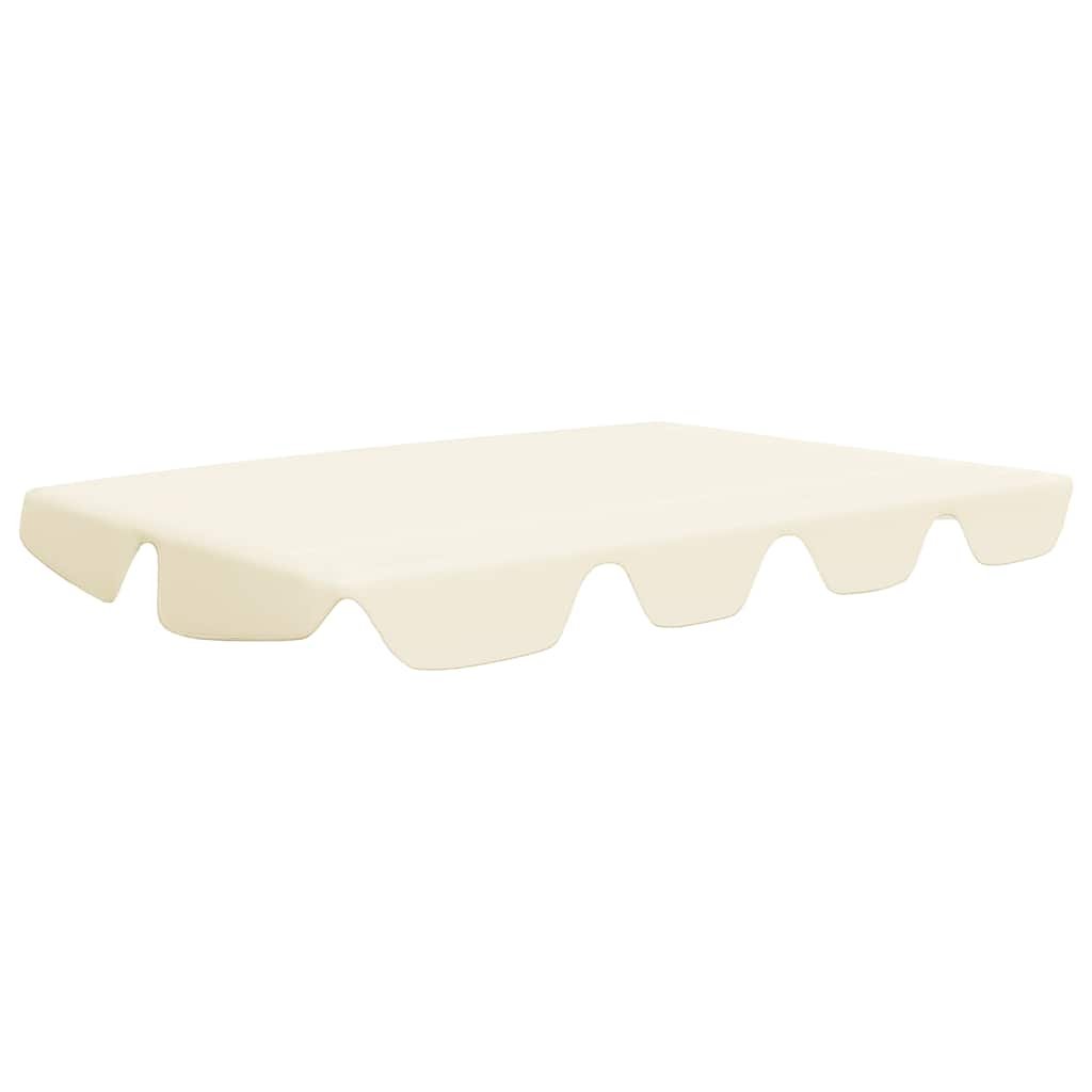 Ersatzdach für Hollywoodschaukel Beige 188/168x145/110 cm