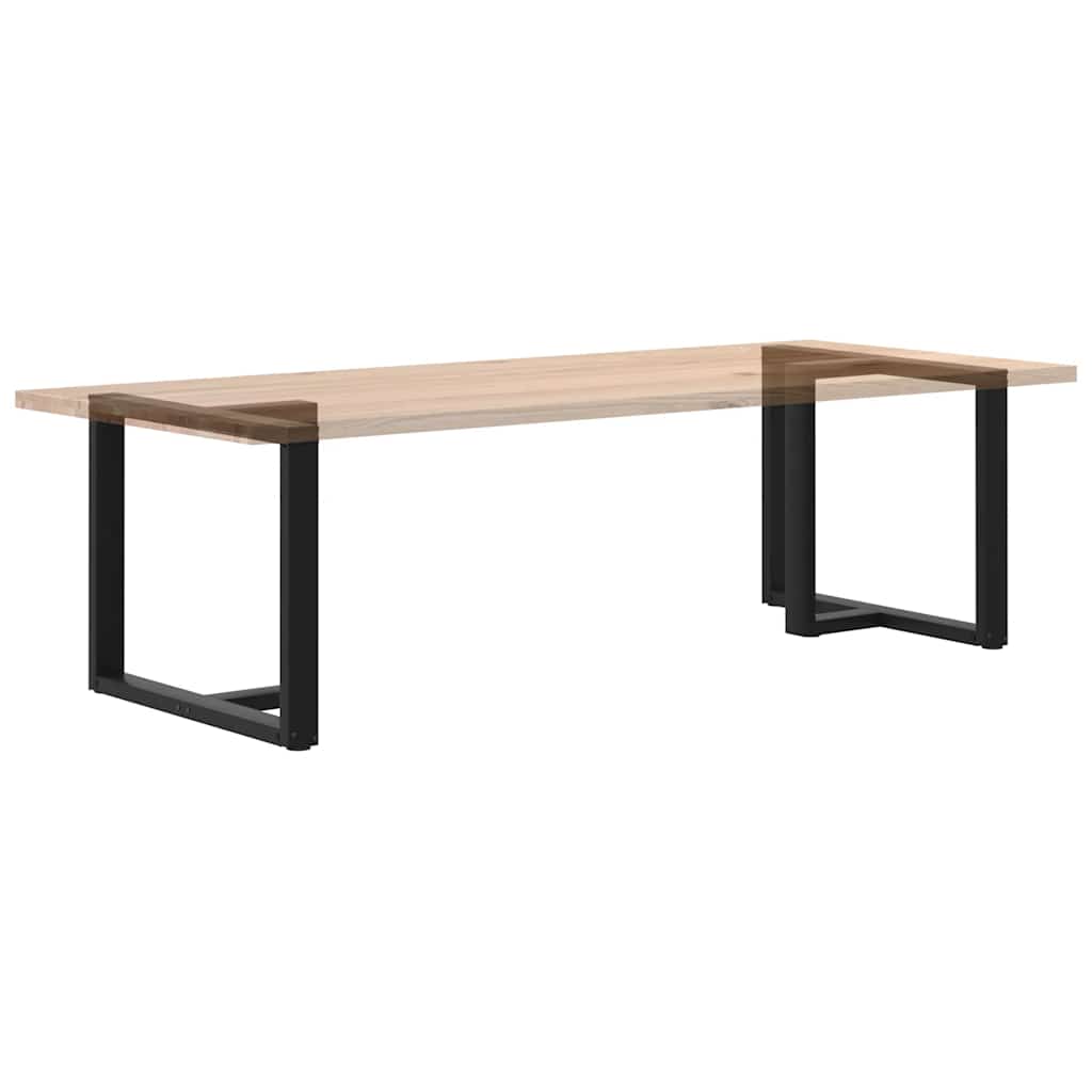 Couchtischbeine T-Form 2 Stk. Schwarz 30x25x(30-31) cm Stahl
