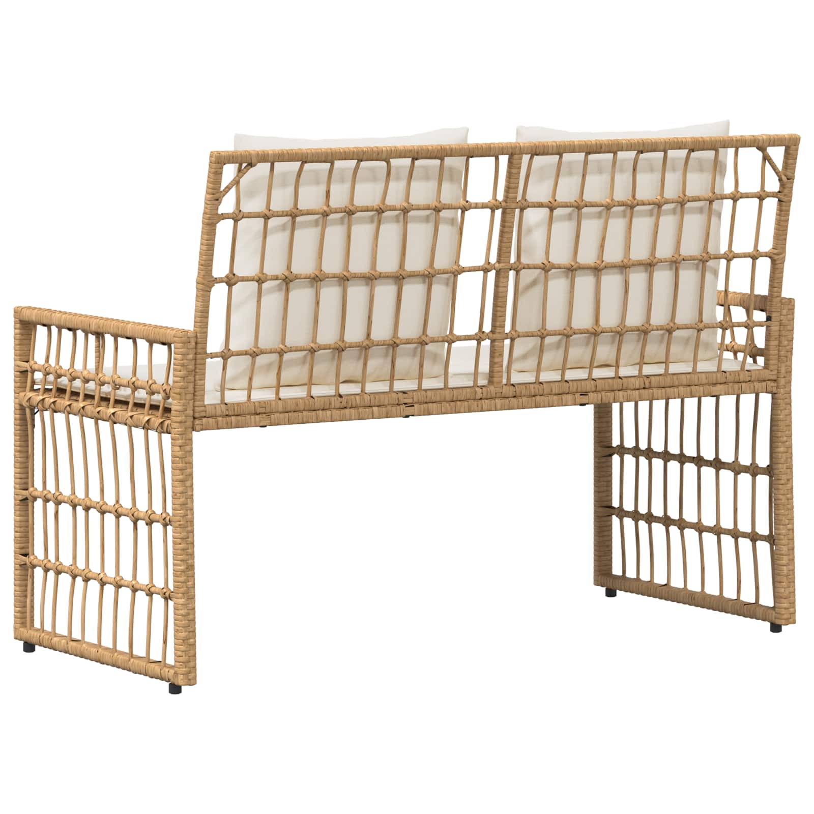 Bank Outdoor Uni Schwarz und Dunkelgrau 116 x 55 x 82 cm
