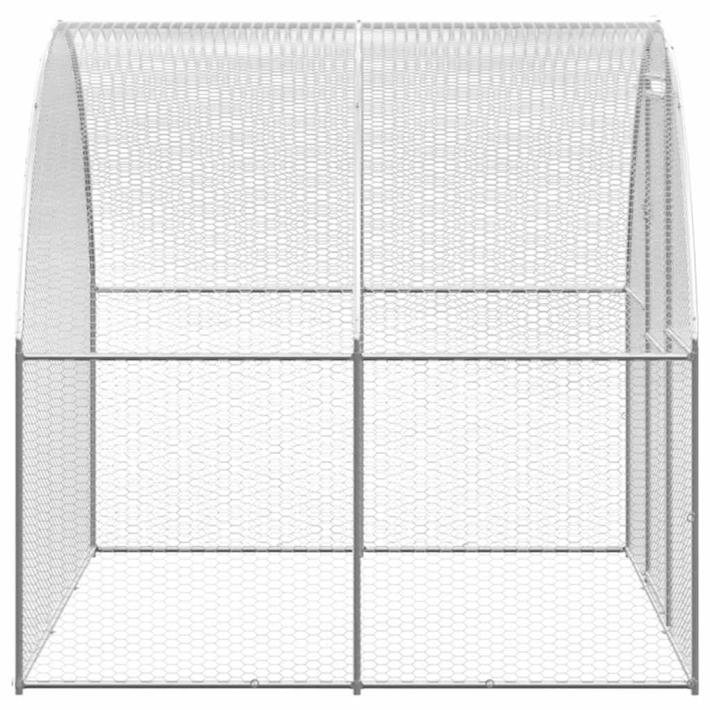 Outdoor-Hühnerstall 3x2x2 m Verzinkter Stahl