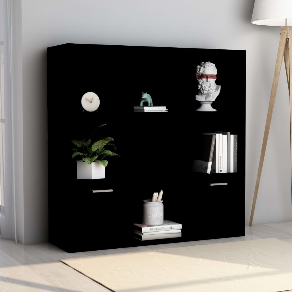 Bücherregal Weiß 98x30x98 cm Holzwerkstoff