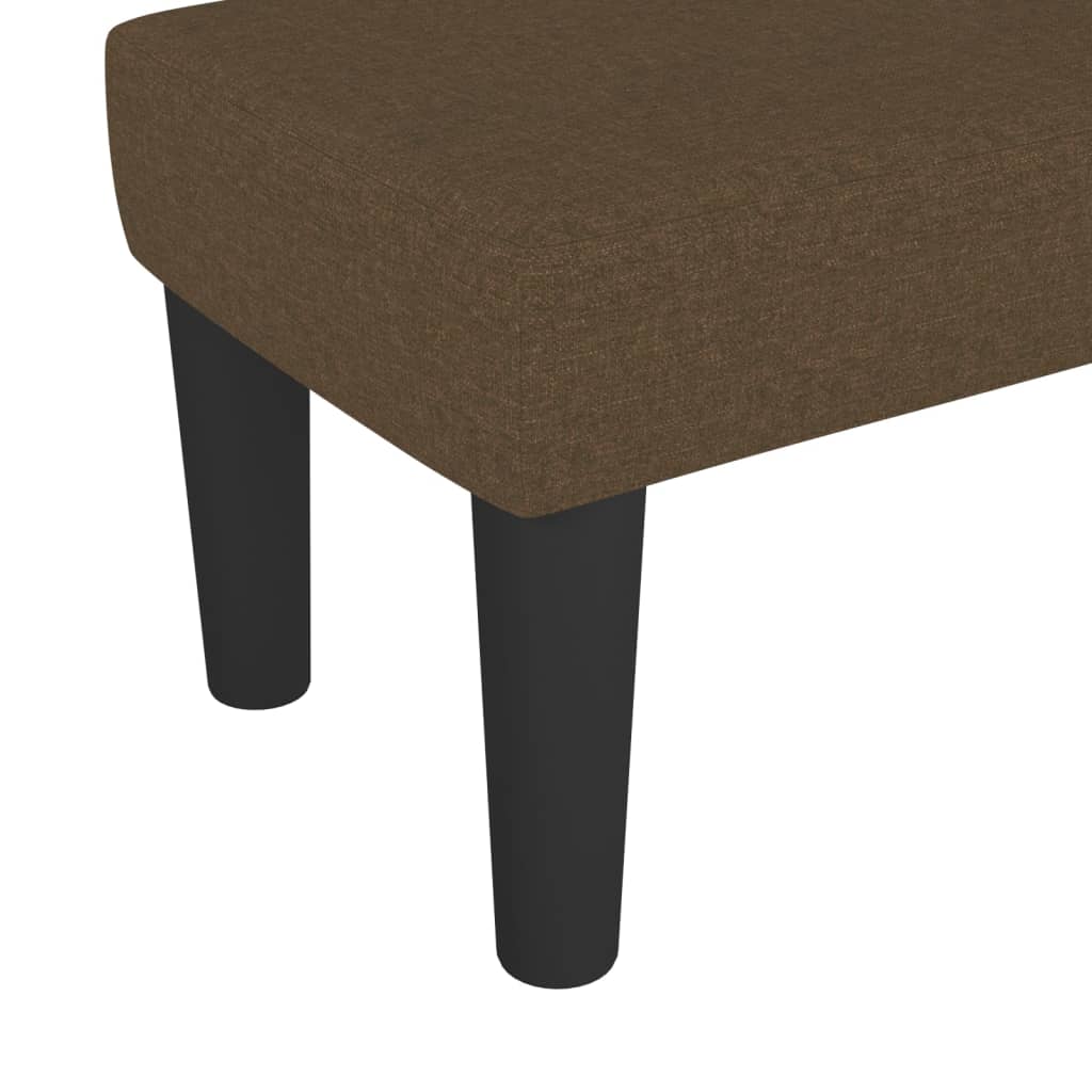 Sitzbank Hellgrau 70x30x30 cm Stoff