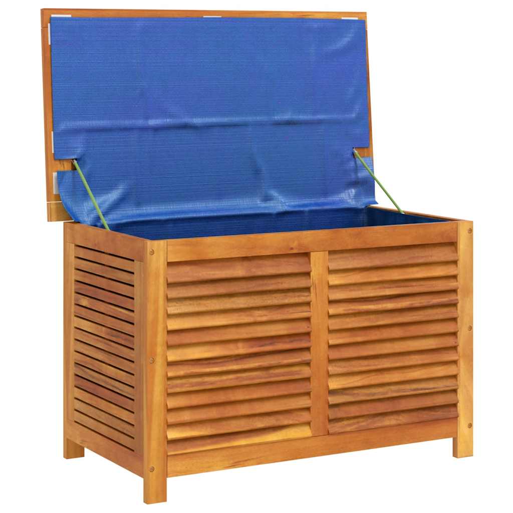 Gartenbox mit Lüftungsschlitzen 60x50x56 cm Massivholz Akazie
