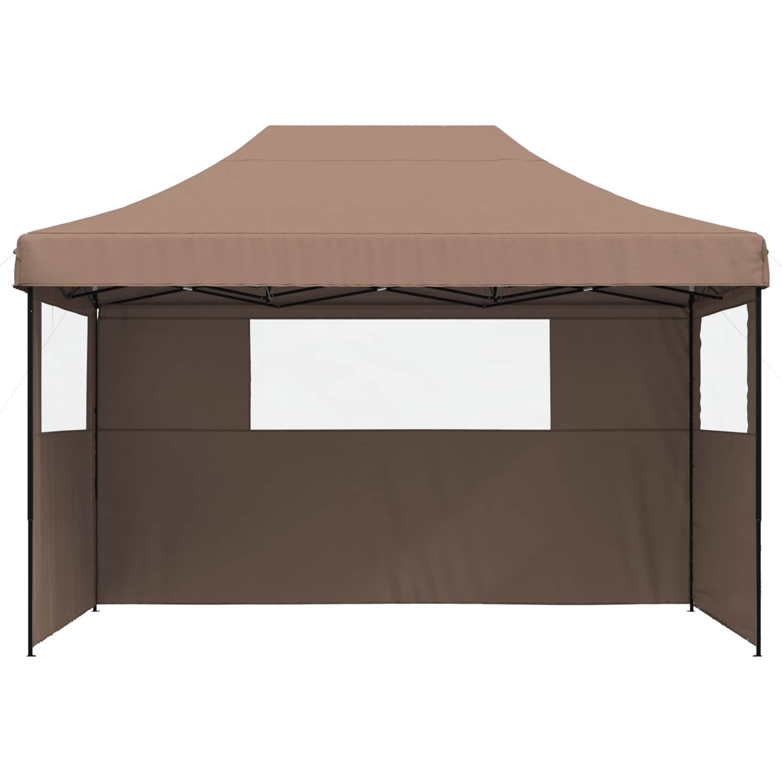 Partyzelt Faltbar Pop-Up Beige 410x279x315 cm
