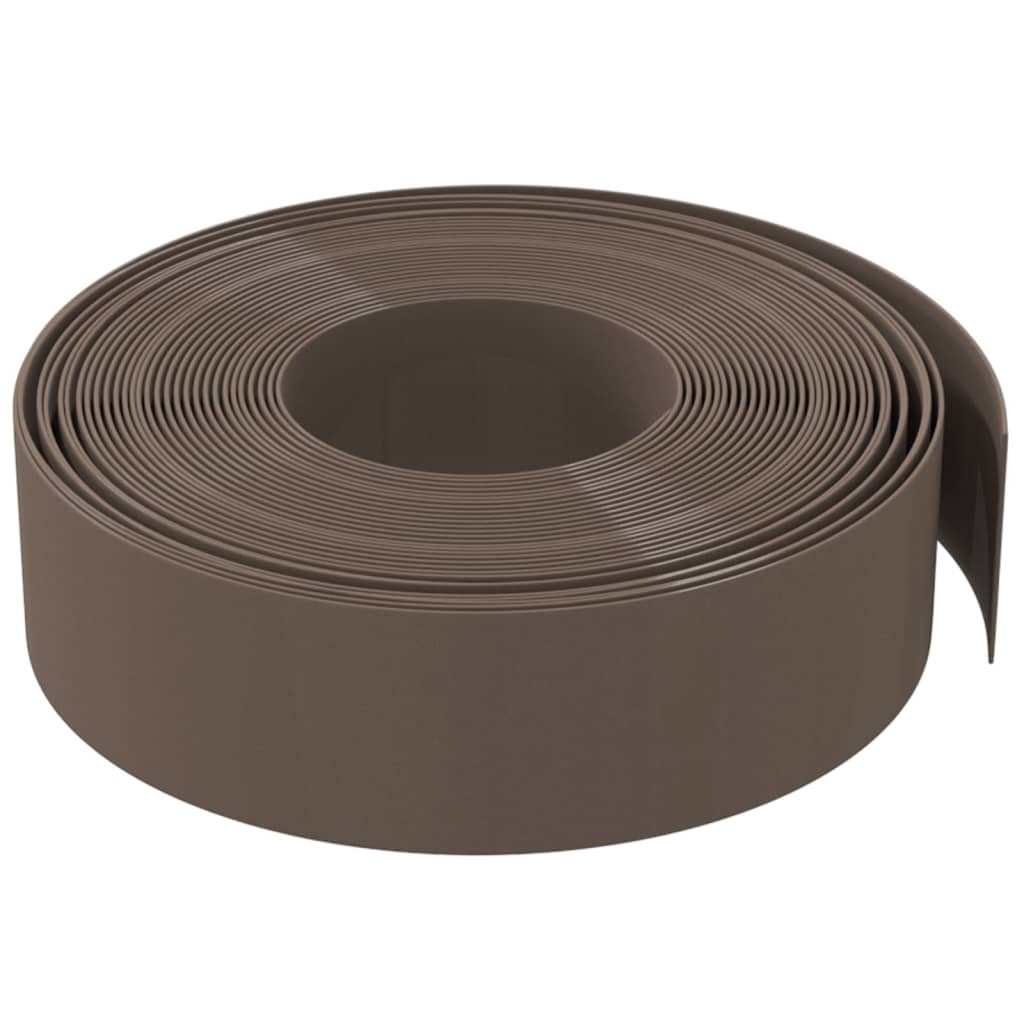 Gartenumrandung 25 m 10 cm PE Grau