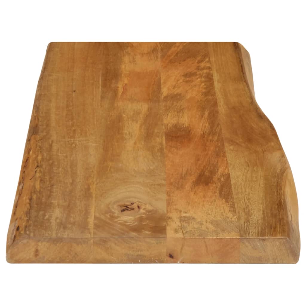 Tischplatte 40x40x2,5 cm Rechteckig Massivholz Akazie Baumkante