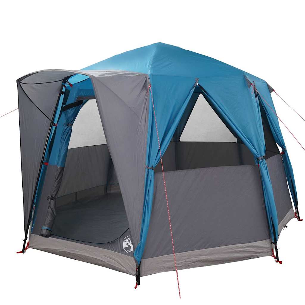 Cabin Zelt 3-Personen mit Dach Grün und Weiß 320 x 320 x 203 cm