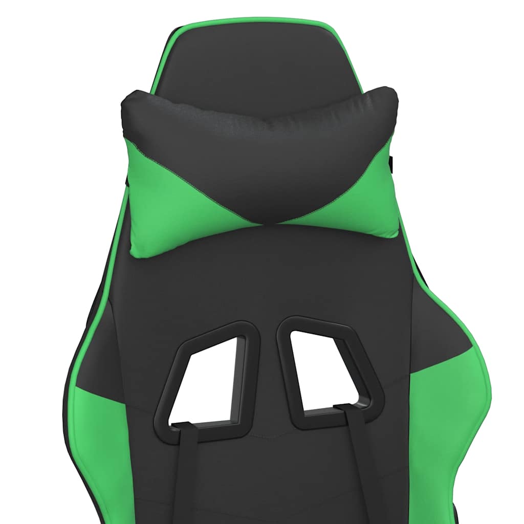 Gaming-Stuhl mit Massagefunktion Schwarz und Rot Kunstleder