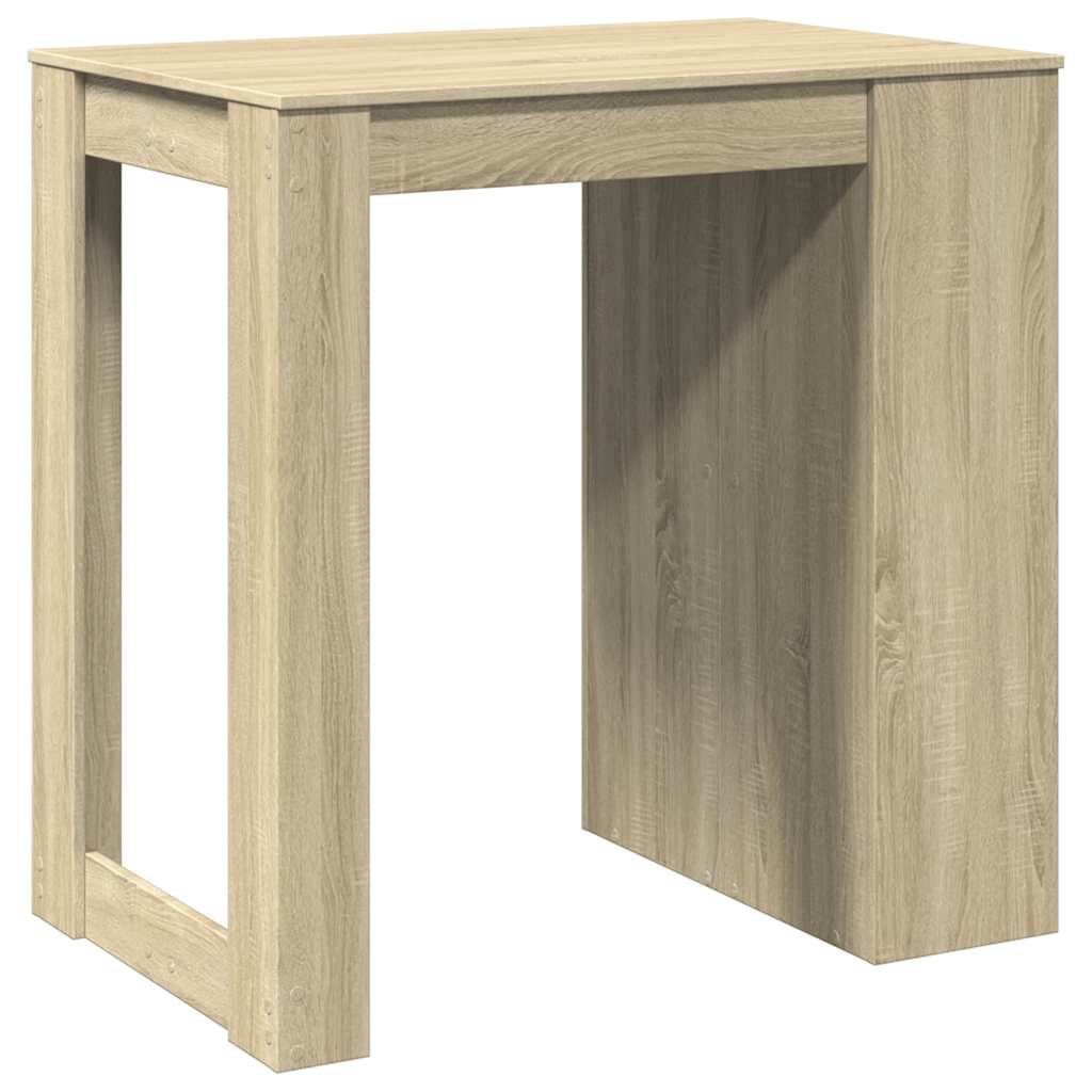 Bartisch Weiß 102x70x103,5 cm Holzwerkstoff