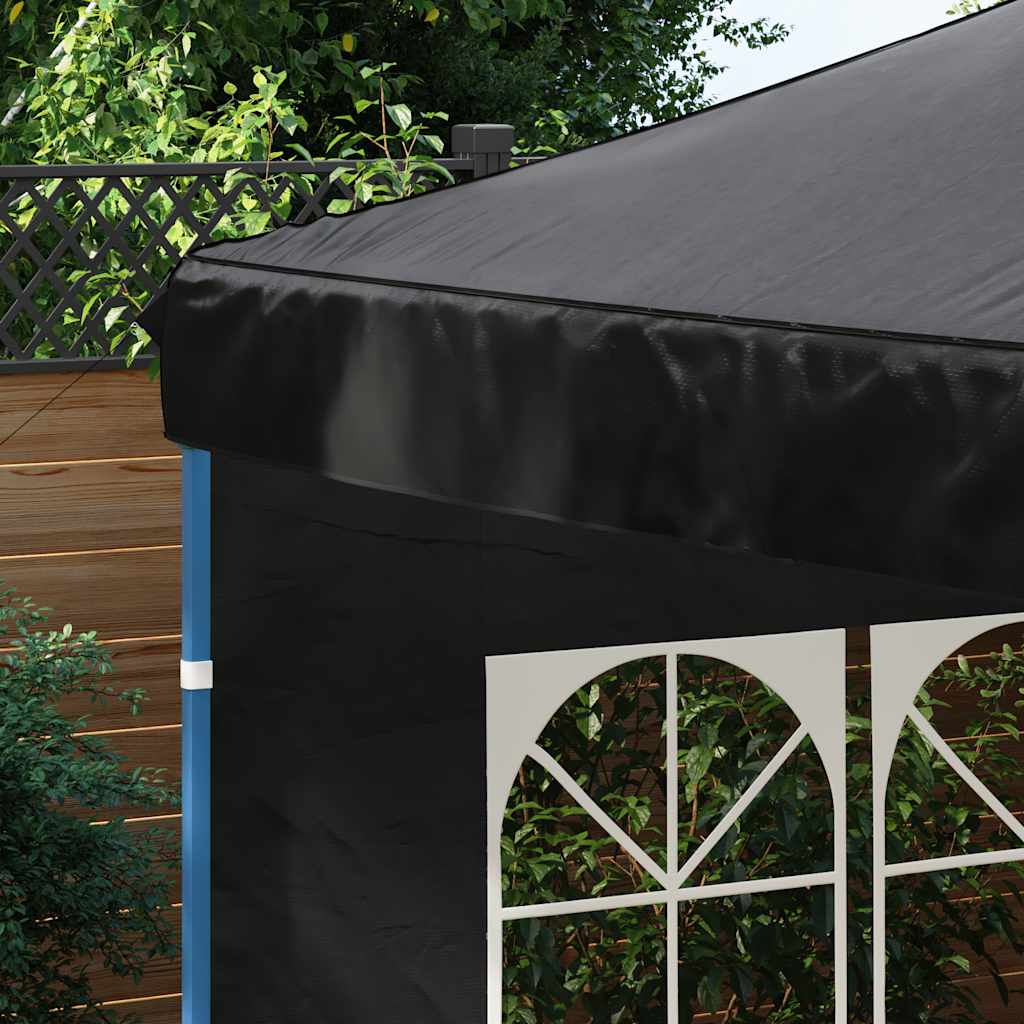 Party Zelt Seitenteil 2 pcs 300 x 195 cm Rot PE und Stahl