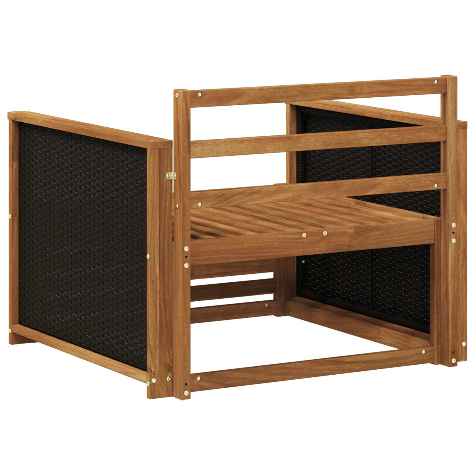 2 Stück Outdoor-Sofa Natur
