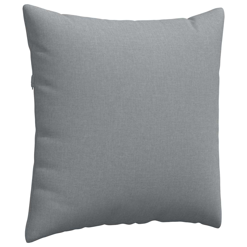 Sofakissen 2 pcs Hellgrau 50 x 30 cm Stoff