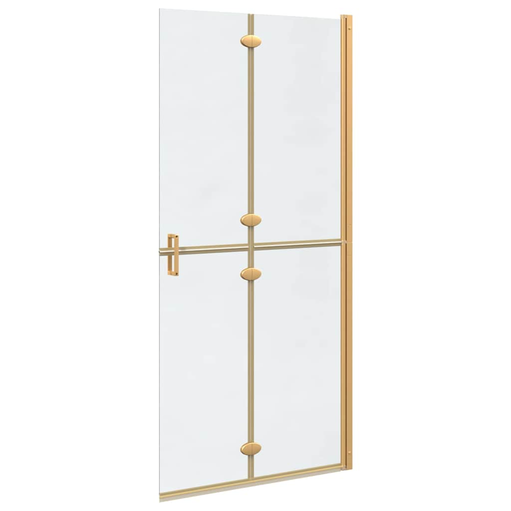 Faltbare begehbare Duschwand Transparentes ESG Glas 70x190 cm