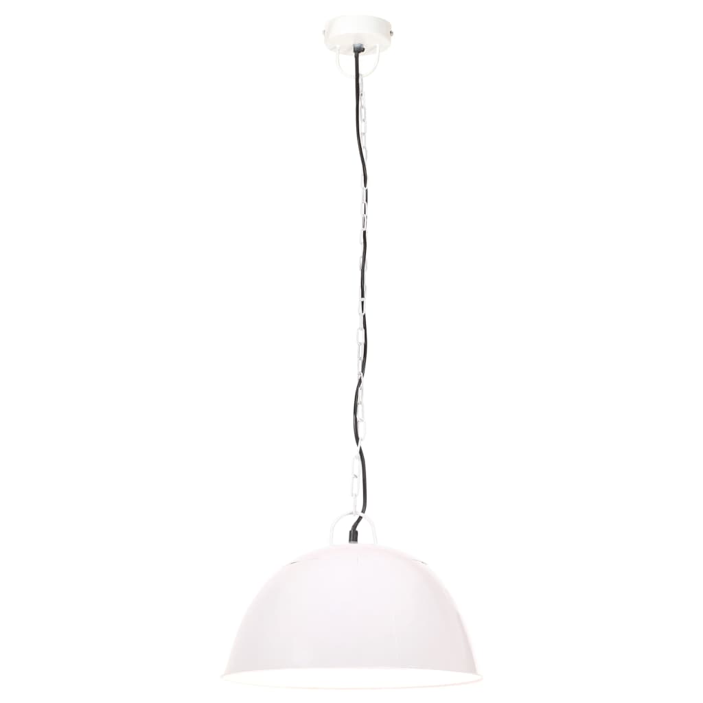 Hängelampe Vintage Industriestil 25 W Silbern Rund 31 cm E27