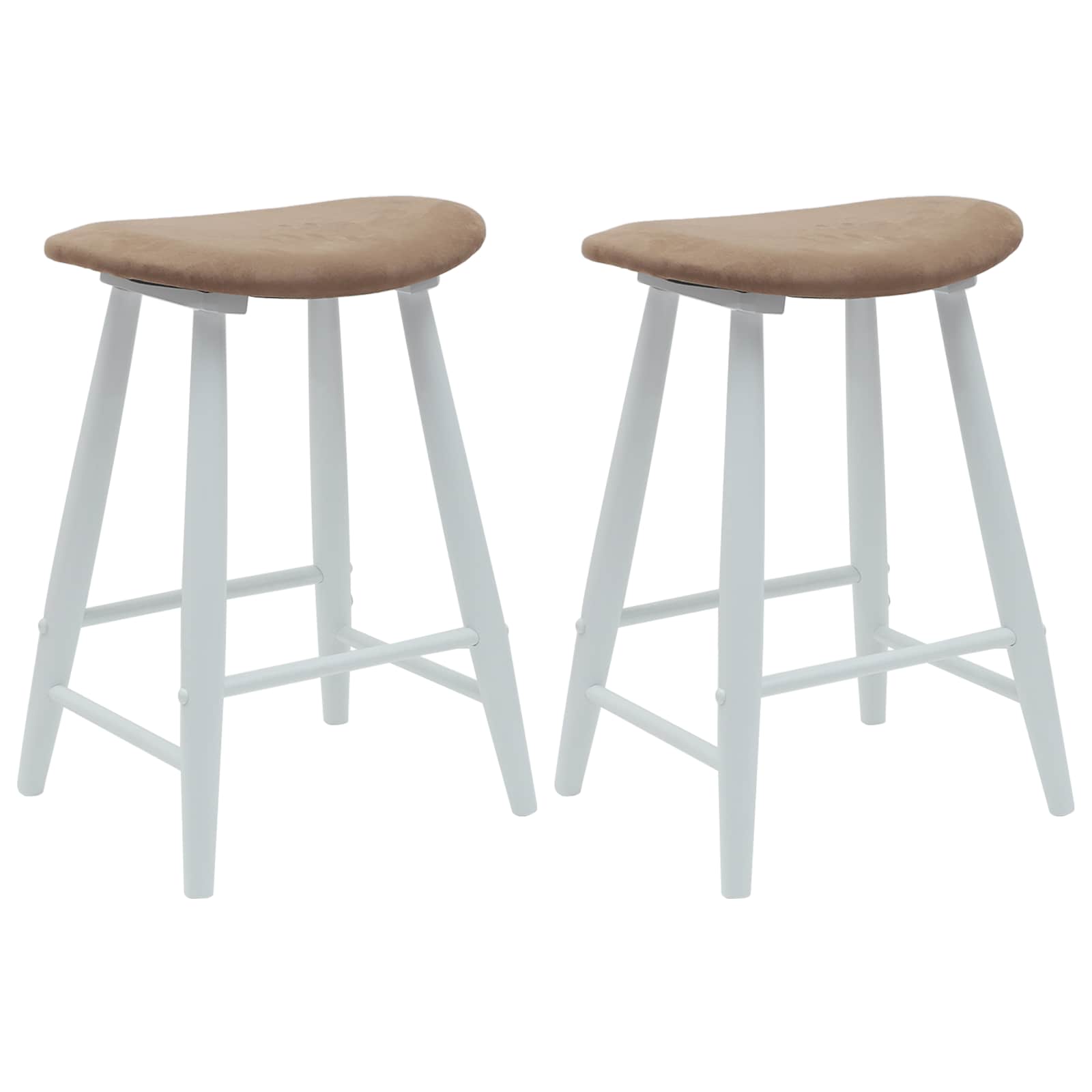 Esszimmerstühle 2 pcs Hellbraun 46 x 37 x 63 cm