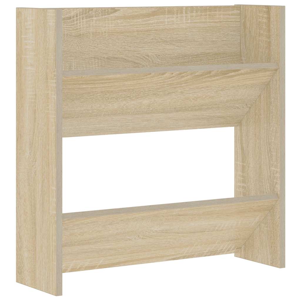 Wand-Schuhschränke 4 Stk. Weiß 60x18x60 cm Holzwerkstoff