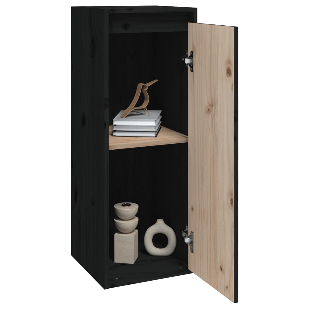 Wandschrank 30x30x80 cm Massivholz Kiefer