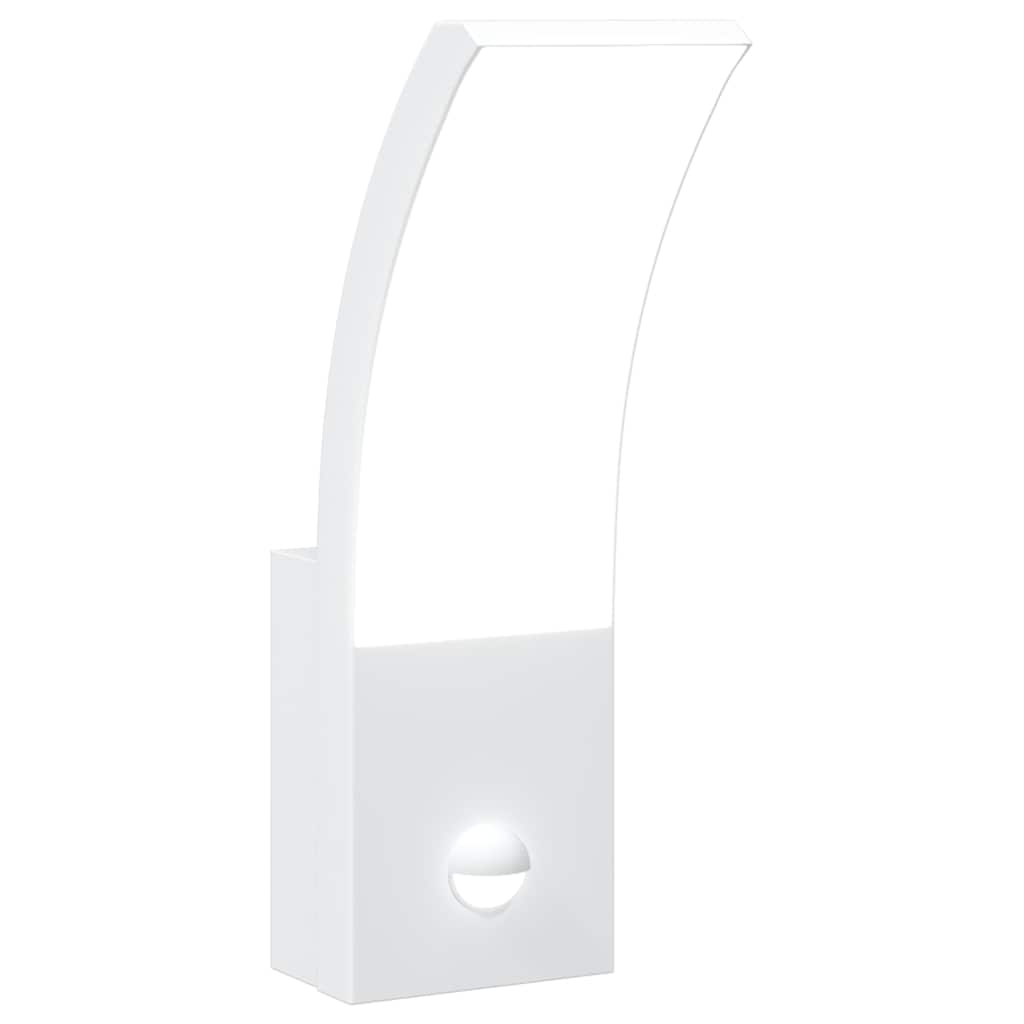 LED-Außenwandleuchten 2 Stk. Schwarz Aluminiumdruckguss