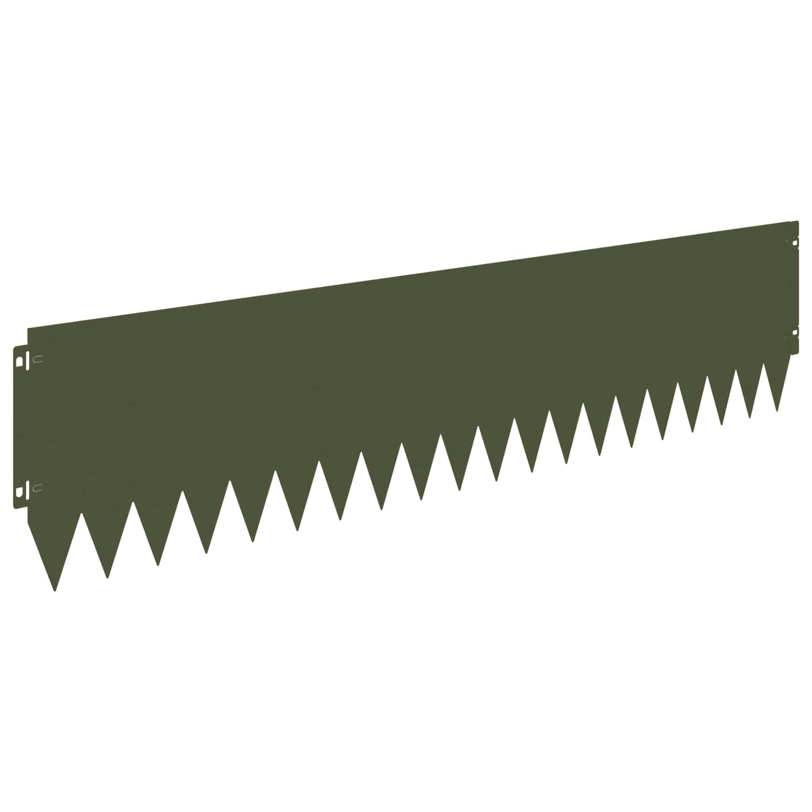 Raseneinfassung 10 pcs 103 x 10 cm Stahl Schwarz