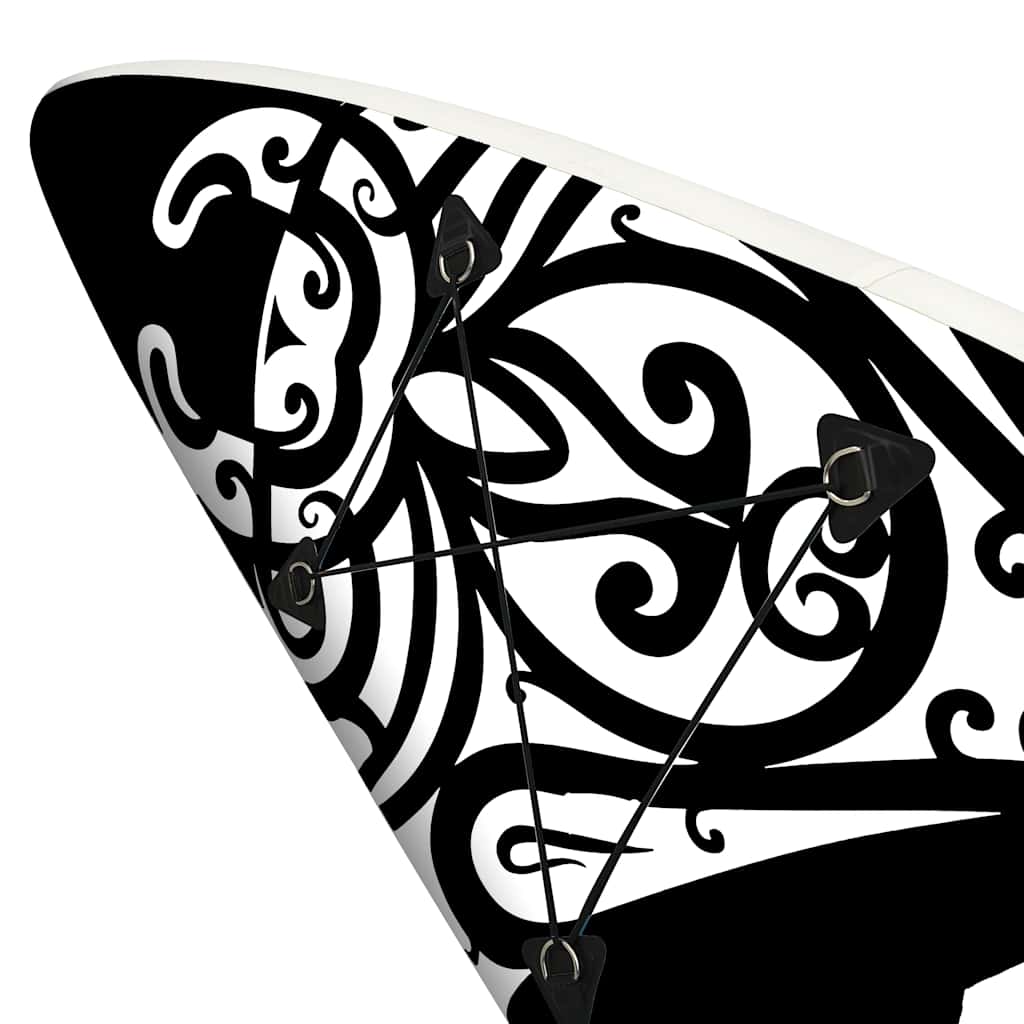 Aufblasbares Stand Up Paddle Board Set 305x76x15 cm Blau