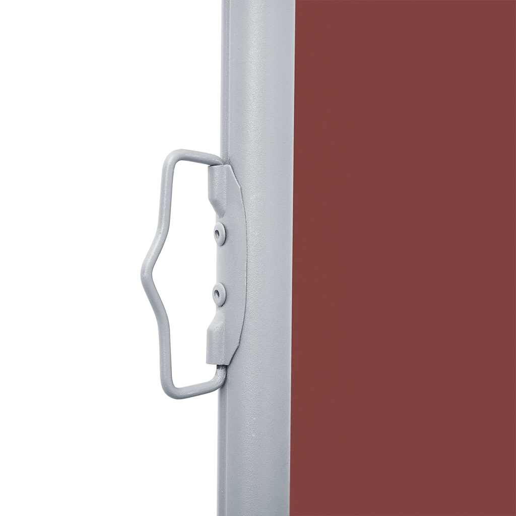 Ausziehbare Seitenmarkise 160×600 cm Braun