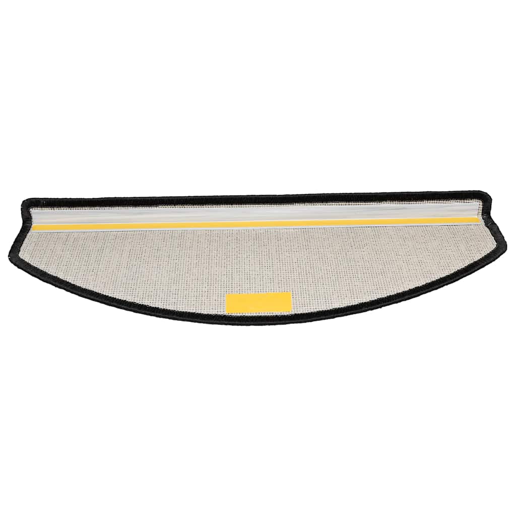 Stufenmatten 15 Stk. 56x17x3 cm Anthrazit Halbrund