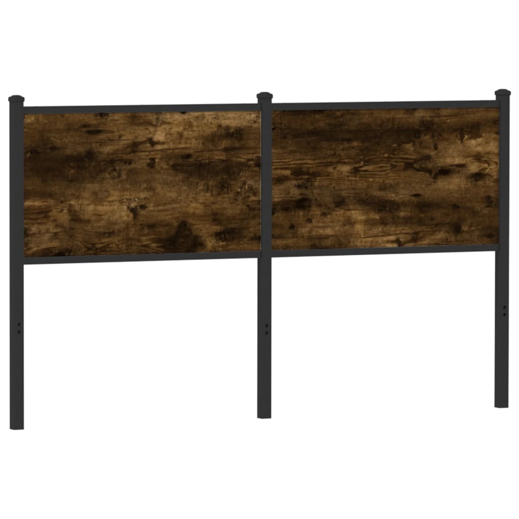 Ersatz-Kopfteil Räuchereiche 75 cm Holzwerkstoff und Stahl