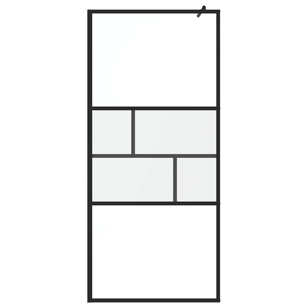 Duschwand für Begehbare Dusche mit Klarem ESG-Glas 80x195 cm