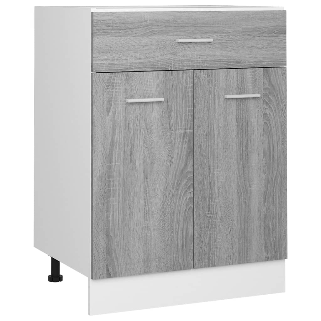 Unterschrank Lyon Weiß 60x46x81,5 cm Holzwerkstoff