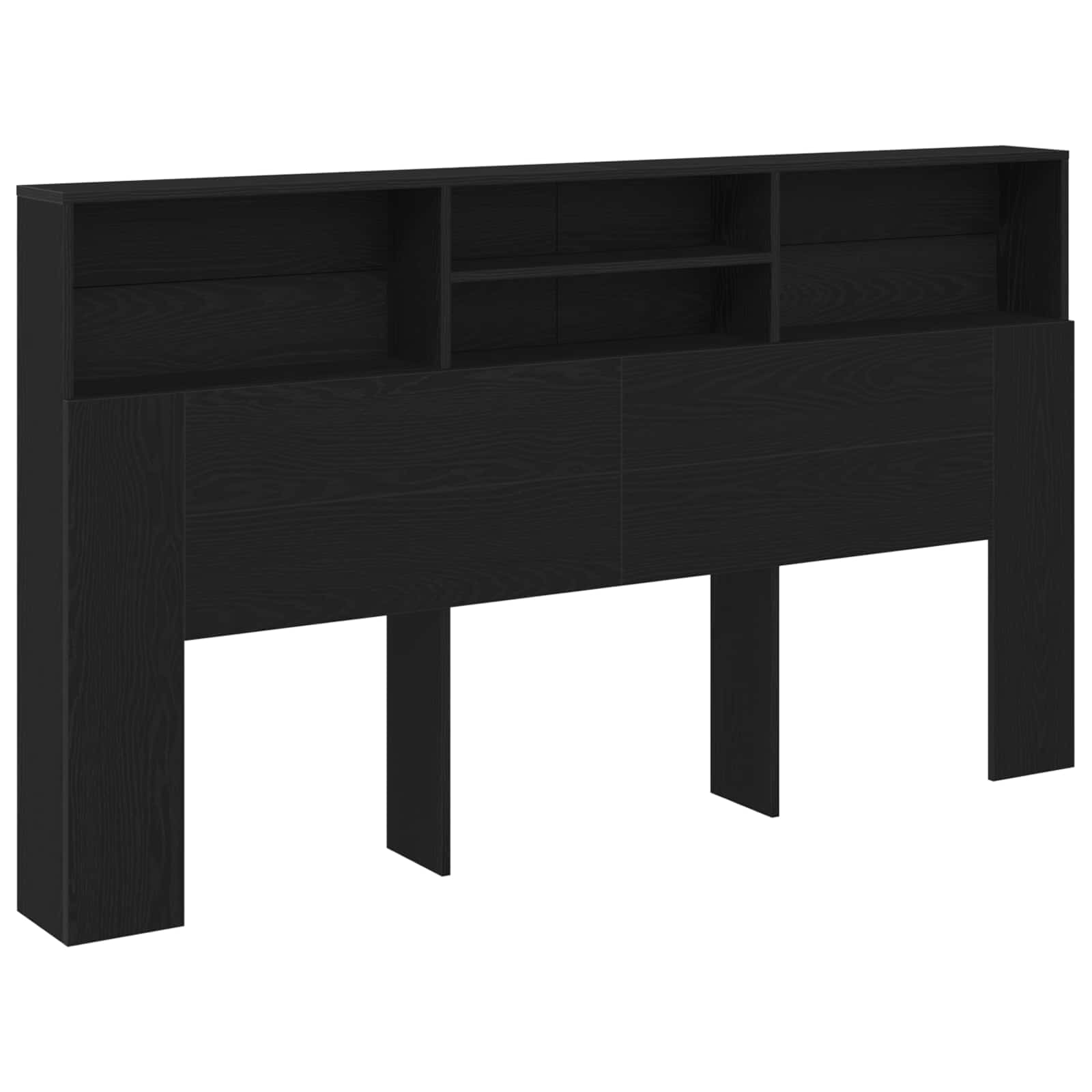 Bett-Kopfteil mit Ablagen Weiß 100x19x103,5 cm