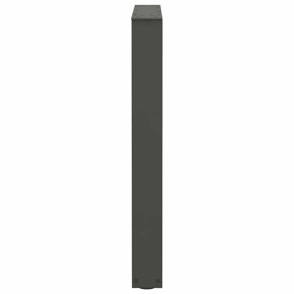 Couchtischbeine V-Form 2 Stück Schwarz 30x(30-31,3) cm Stahl