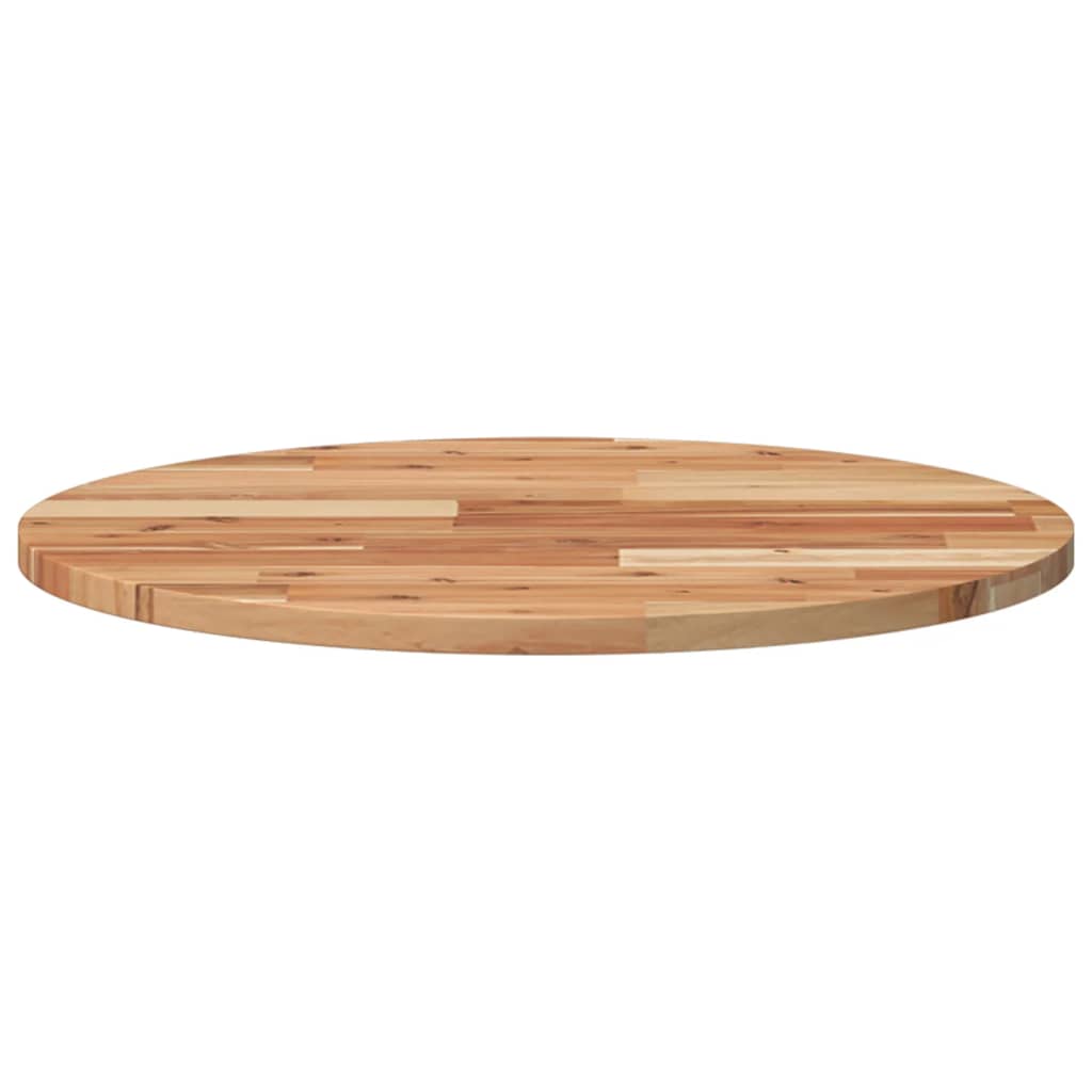Tischplatte Rund Ø40x2 cm Massivholz Akazie