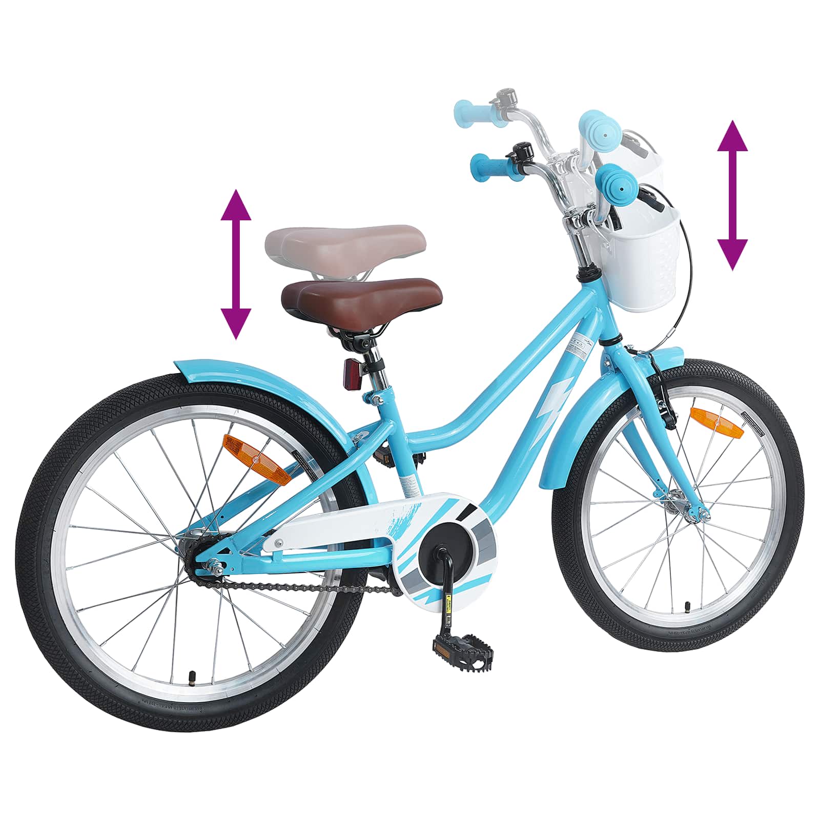 Kinderfahrrad 12 Zoll für 2-4 Jahre alt Hellrosa