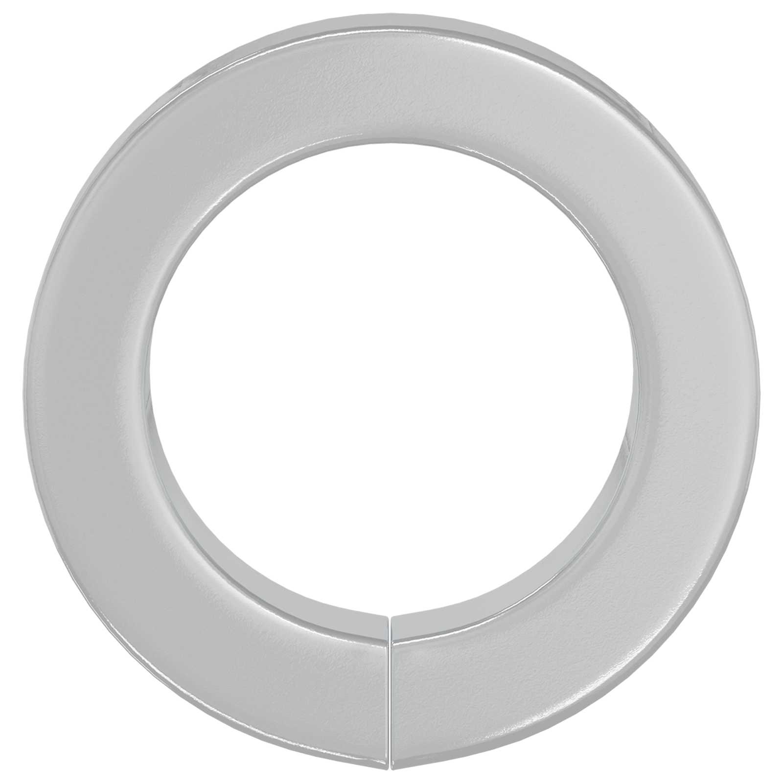 Federunterlage 2 pcs Weiß 13 x 1 mm Eisen