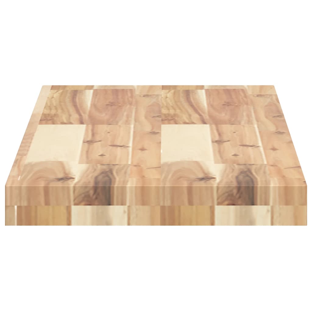 Tischplatte 40x20x2 cm Rechteckig Massivholz Akazie