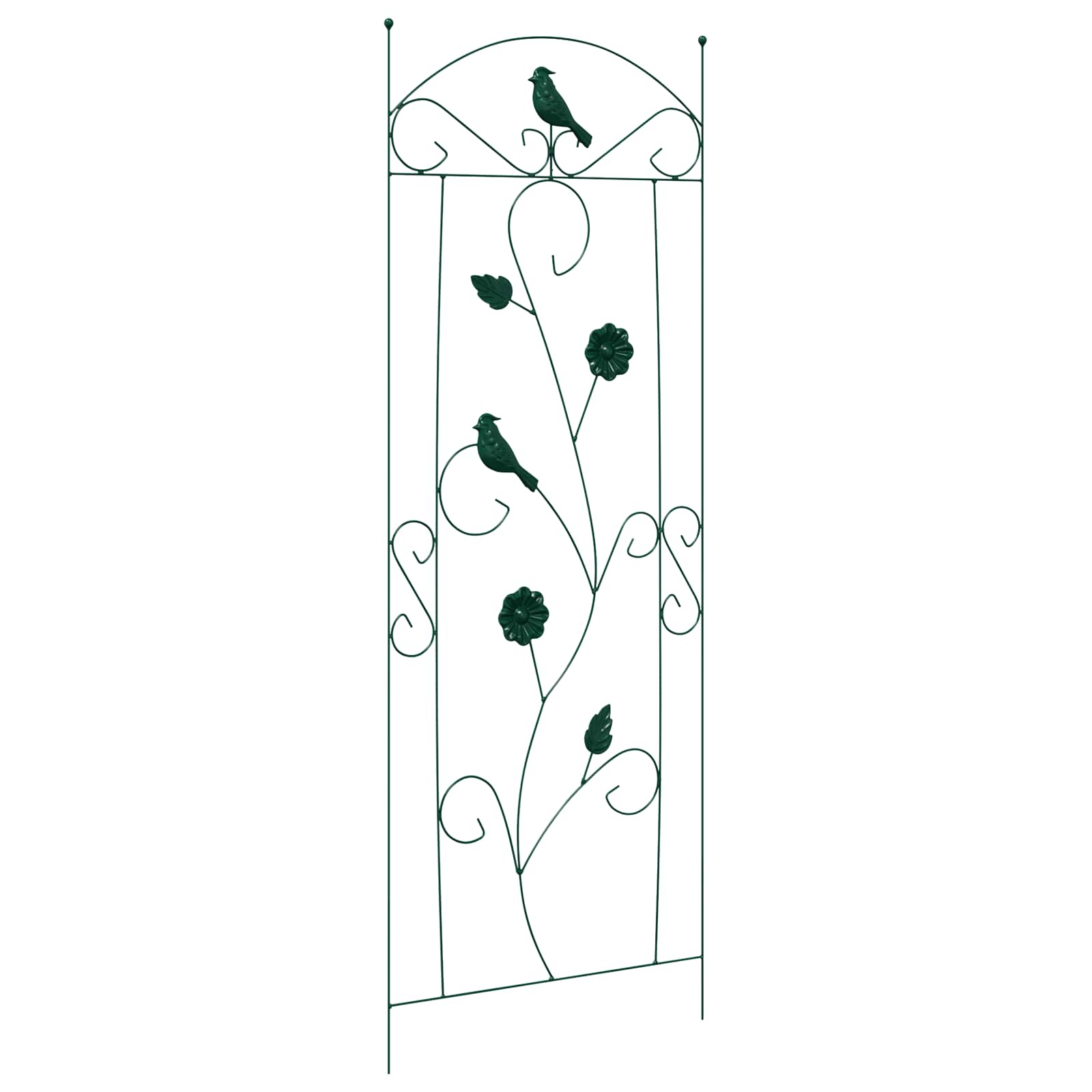 Gartenzaun mit Schloss 3 pcs Schwarz 112 x 39,5 cm Stahl