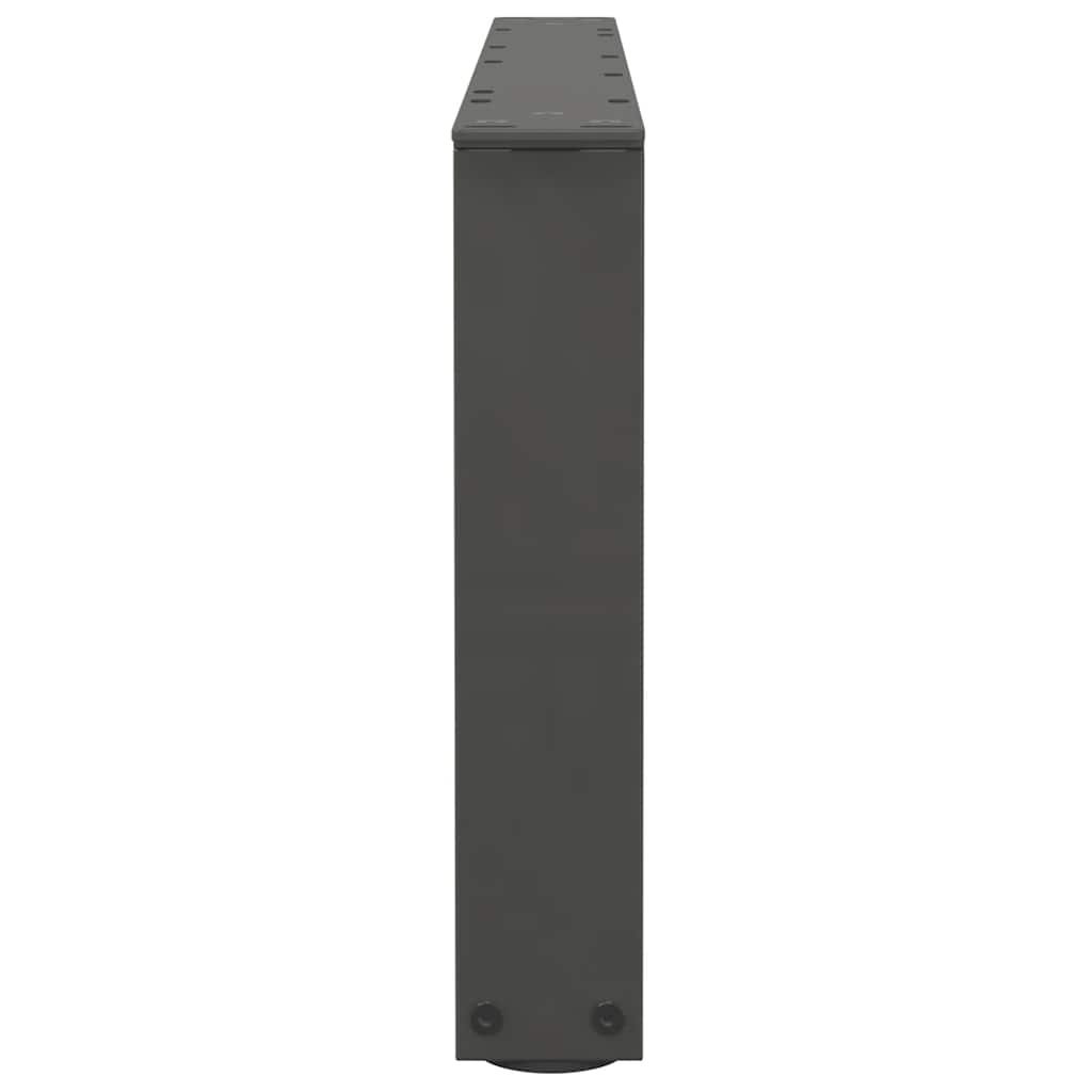 Couchtischbeine V-Form 2 Stück Schwarz 30x(30-31,3) cm Stahl