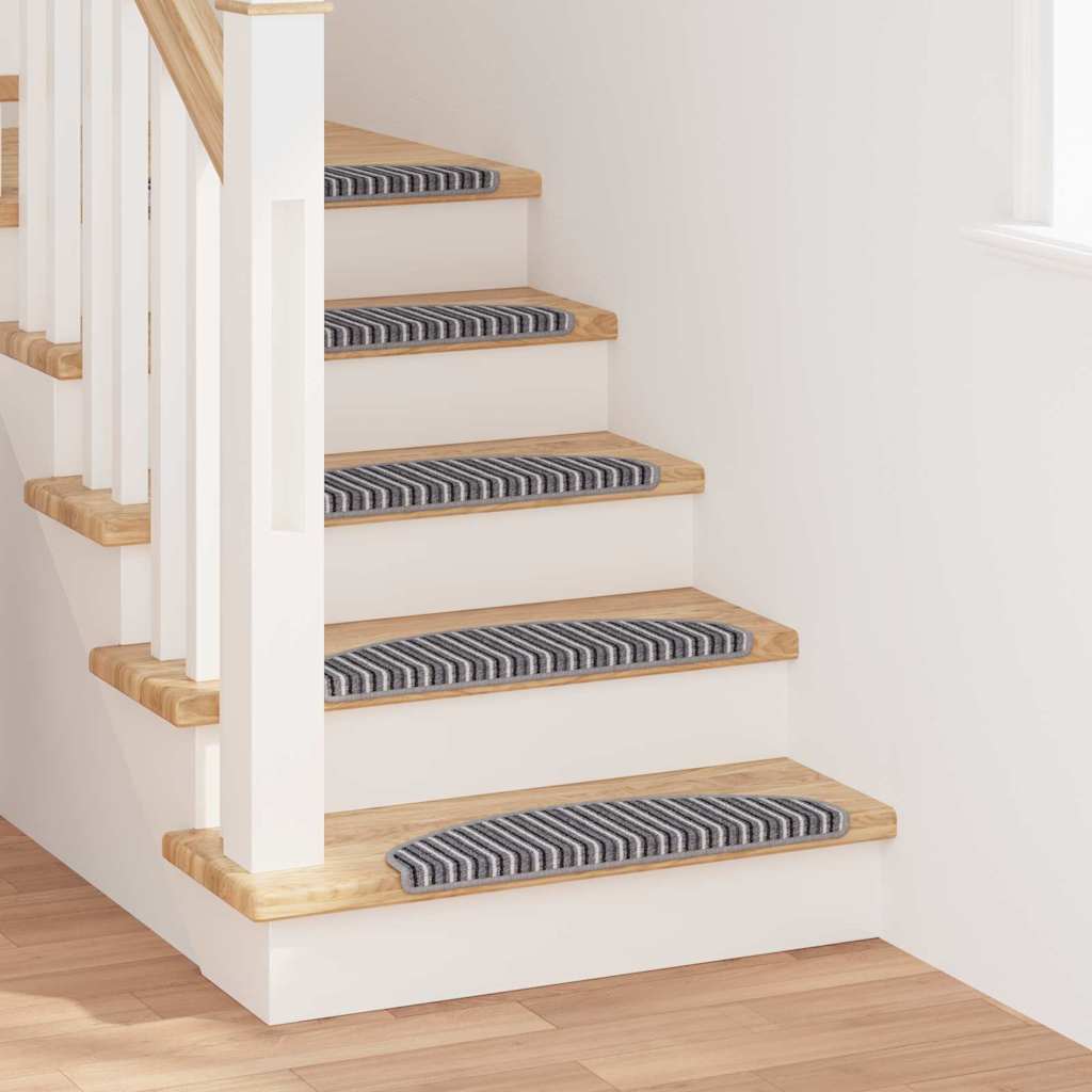Selbstklebende Treppenschoner 15 pcs Anthrazit 56 x 17 x 3 cm