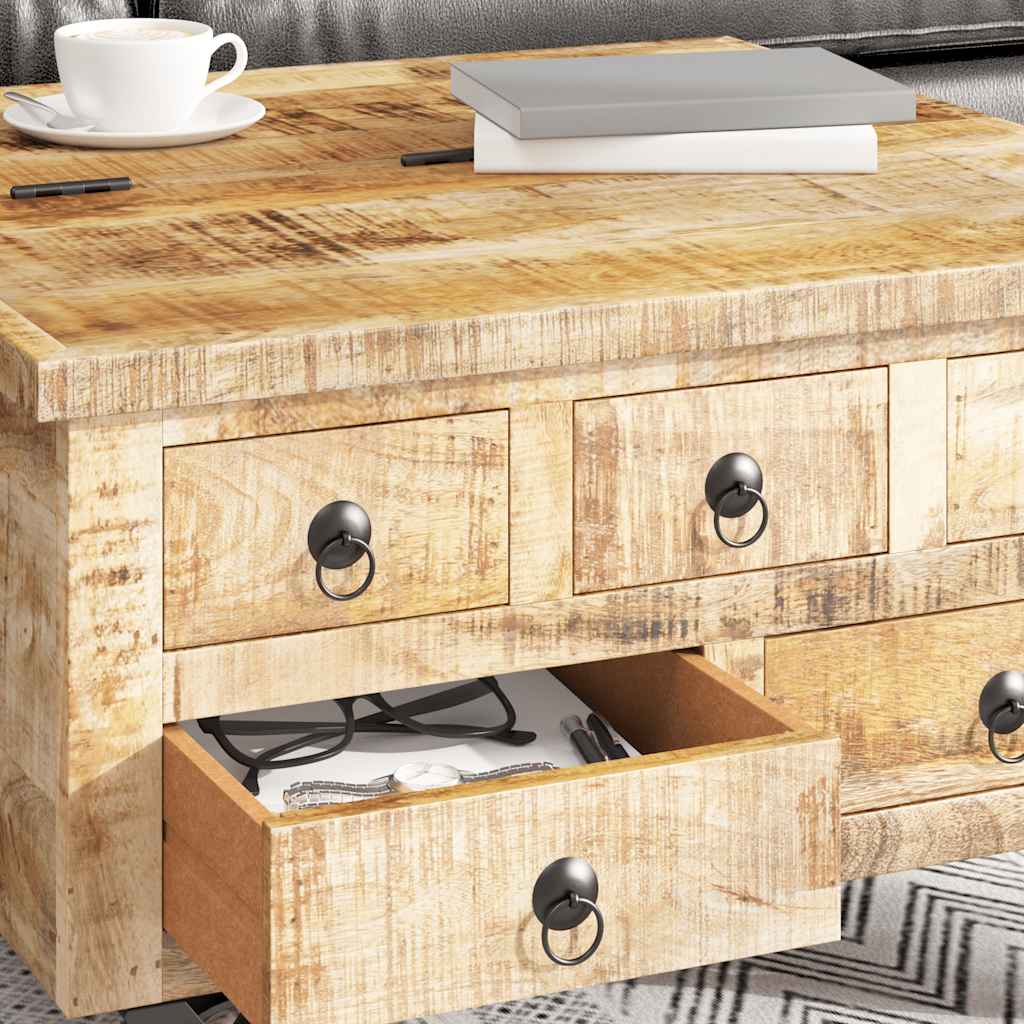 Couchtisch Altholz 70x70x38 cm
