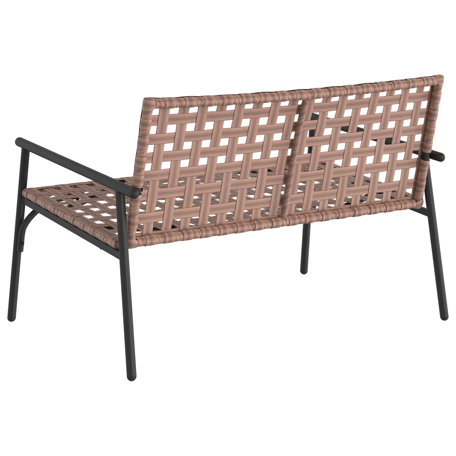 Gartenstuhl 2 pcs Braun 78 x 55,5 x 75,5 cm Poly-Rattan