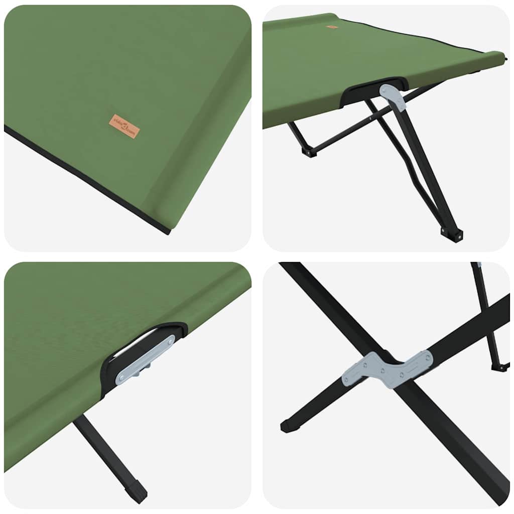 Klapp Schlafbett fürs Camping Blau 206 x 76 x 74 cm