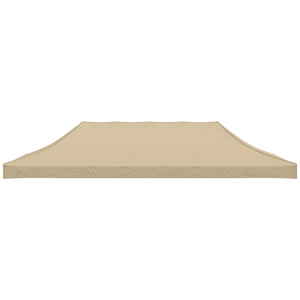 Partyzelt-Dach 3x3 m Beige 270 g/m²