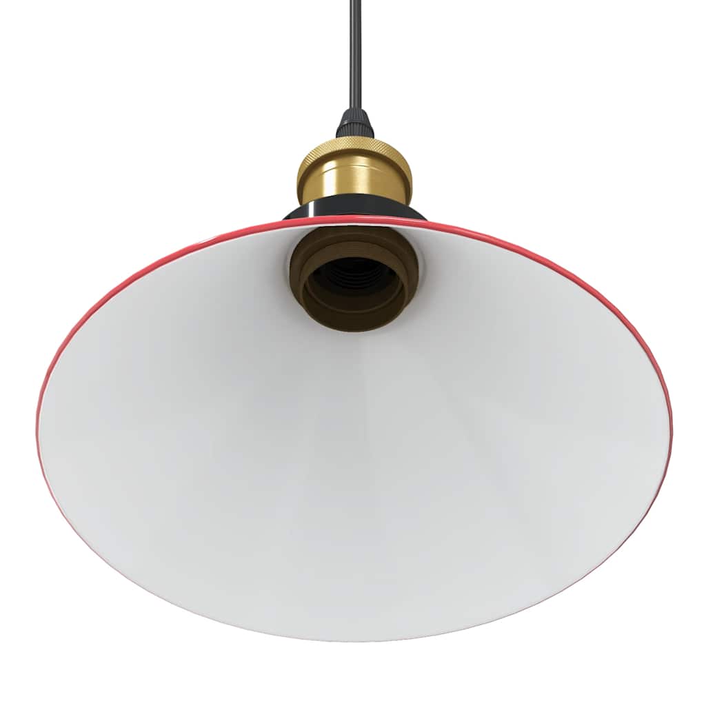 Pendelleuchte Höhenverstellbar E27 Schwarz Glänzend Ø 22 cm