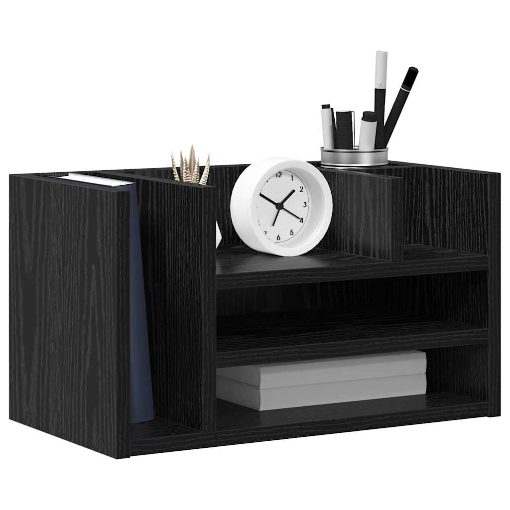 Schreibtisch-Organizer Weiß 44,5x24x25 cm Holzwerkstoff