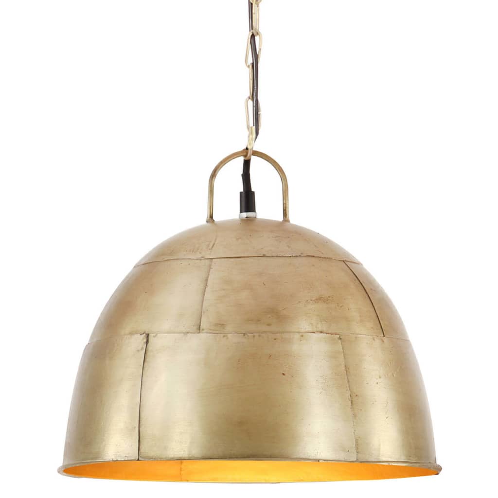 Hängelampe Vintage Industriestil 25 W Silbern Rund 31 cm E27