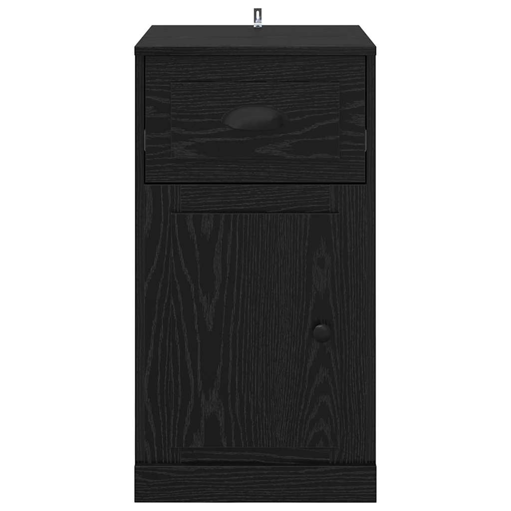 Beistellschrank mit Schublade Weiß 40x50x75 cm Holzwerkstoff