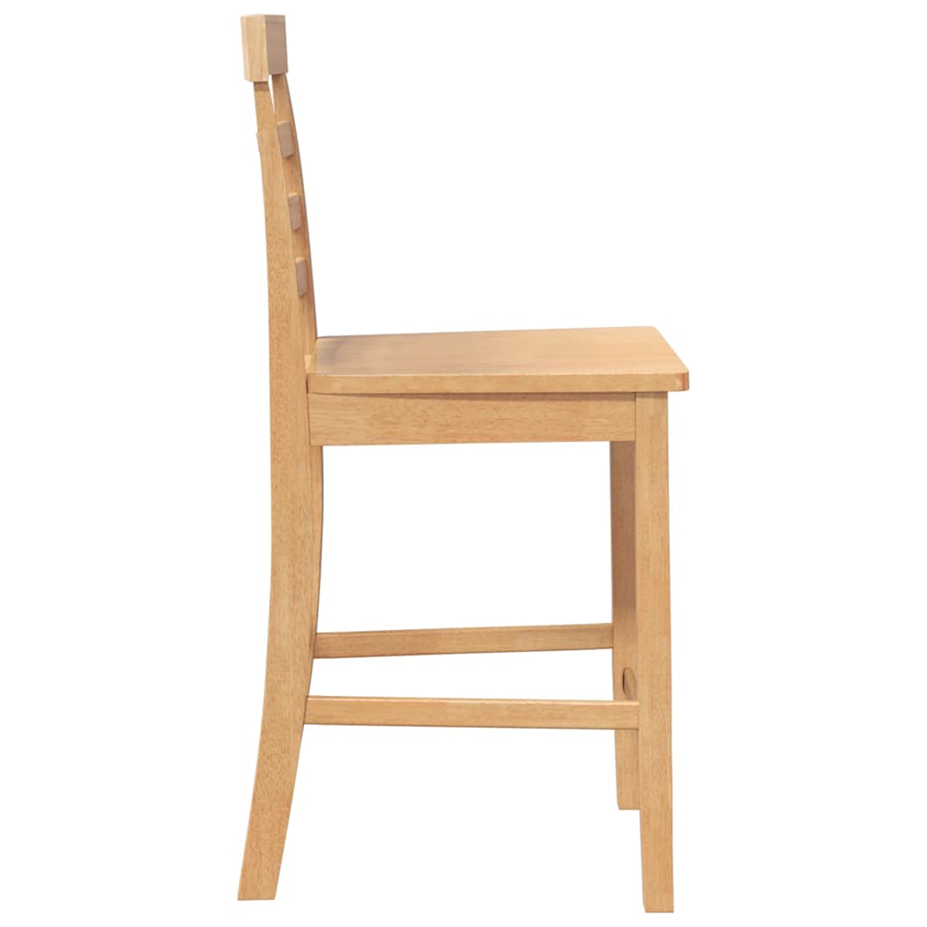 Barhocker 2 Stk. Weiß Stoff